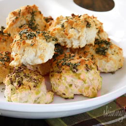 The scent of Garlic + Rosemary + Baked Bread is absolutely intoxicating to me. Seriously, my stomach starts to growl just thinking about it. I've always been more of a savory girl; I can bake a dozen cupcakes and not eat one, but place a batch of these biscuits in front of me... different story.