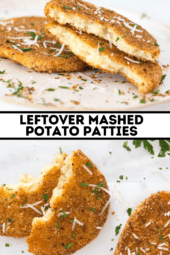Leftover Parmesan Mashed Potato Patties