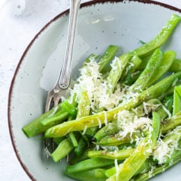 Roasted Parmesan Green Beans