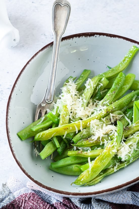 Roasted Parmesan Green Beans