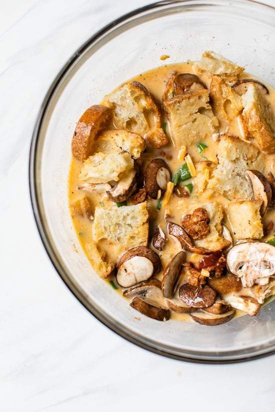 How to make breakfast strata