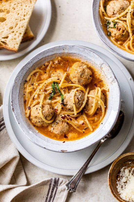 turkey meatball soup