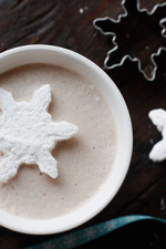 What can be better than warming up to a hot cup of cocoa on a chilly night topped with homemade vanilla bean marshmallows cut out in the shape of a snowflake!