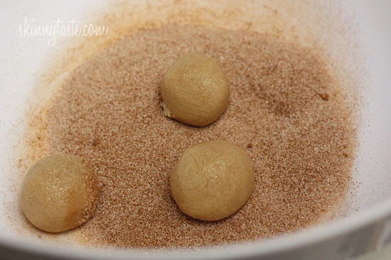 Skinny whole wheat snickerdoodle cookies coated with cinnamon, spice and everything nice! If you have plans to do some baking this weekend, these cookies are a must!