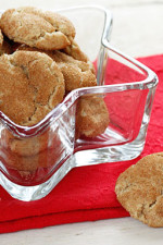 Skinny whole wheat snickerdoodle cookies coated with cinnamon, spice and everything nice! If you have plans to do some baking this weekend, these cookies are a must!