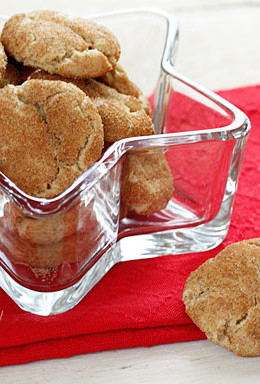 Skinny whole wheat snickerdoodle cookies coated with cinnamon, spice and everything nice! If you have plans to do some baking this weekend, these cookies are a must!