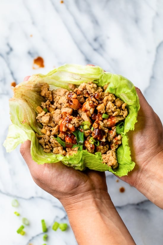 Asian Chicken Lettuce Wraps