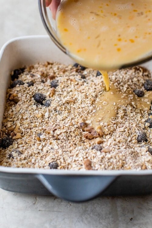 making baked oatmeal