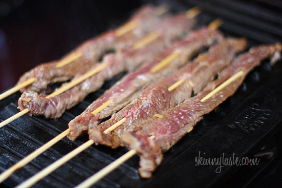 Grilled Asian Beef Skewers