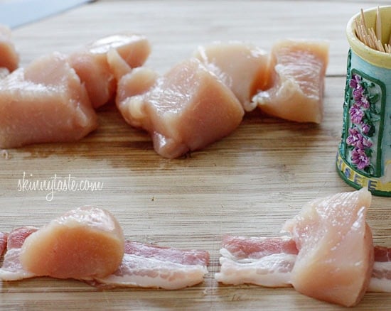 Bacon Wrapped Chicken Bites – This is the easiest hot kid friendly appetizer that you'll ever make. Uses only TWO ingredients and it's soooo good, I guarantee these will disappear in minutes!