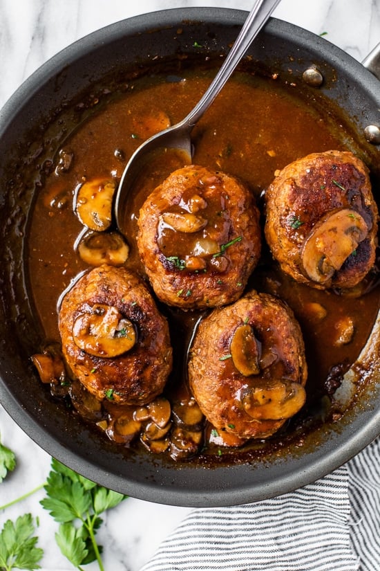 Salisbury Steak with Mushroom Gravy
