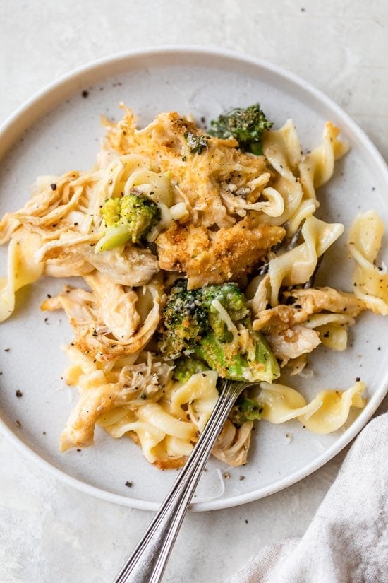 Chicken and Broccoli Noodle Casserole