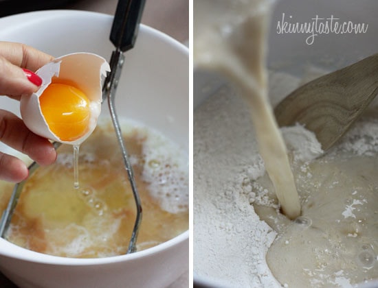 Valentine's Day is coming up and I can't think of a better way to start the morning than with these fabulous light and fluffy Chocolate Chip Banana Pancakes!