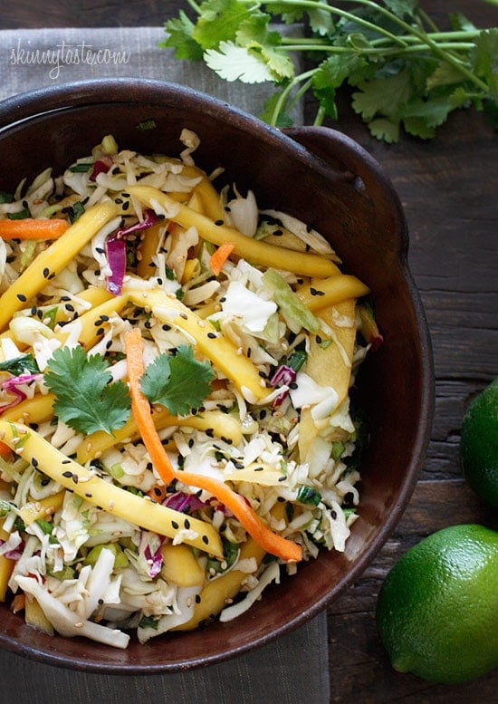 Asian Slaw with mango