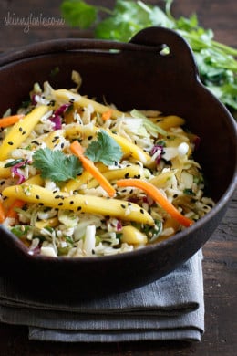 Asian Slaw with mango
