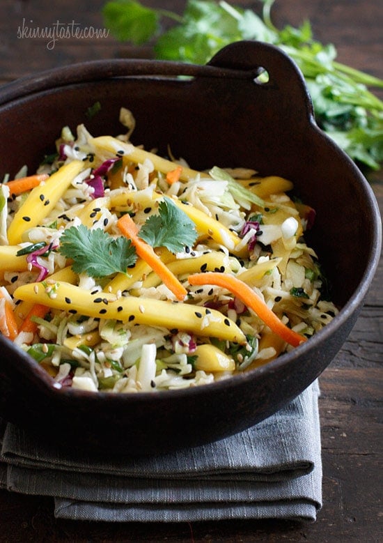 Asian Slaw with mango