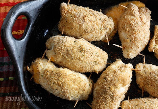 What happens when you combine Baked Jalapeño Poppers with chicken?? Oh yeah baby!! Cheesy stuffed chicken breast stuffed with diced jalapeño, cream cheese, cheddar jack cheese, scallions and bacon!