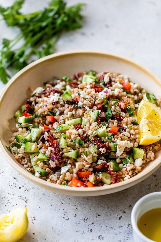 Farro Salad with Lemon