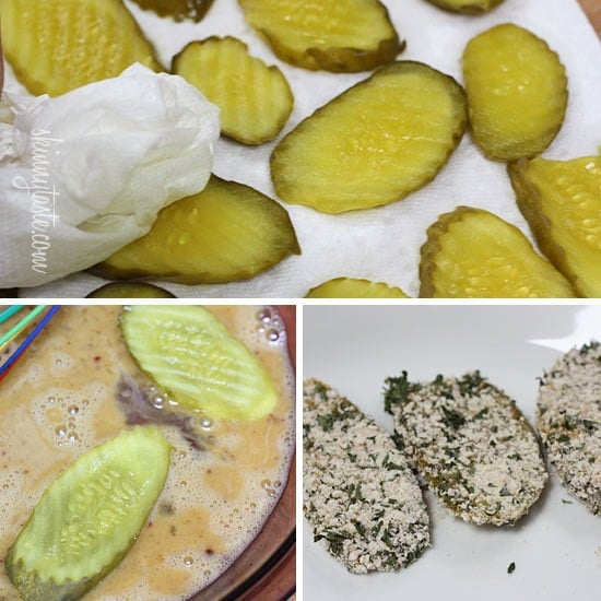 Cornmeal panko herb crusted dill pickles baked in the oven until golden and crisp with a light buttermilk ranch dip. Have you ever had fried pickles?