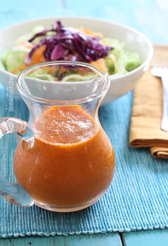 I don't care too much for carrots, but I love a good carrot ginger dressing on my salad when I go out for Hibachi. This is good stuff! It's the perfect starter to any dish.