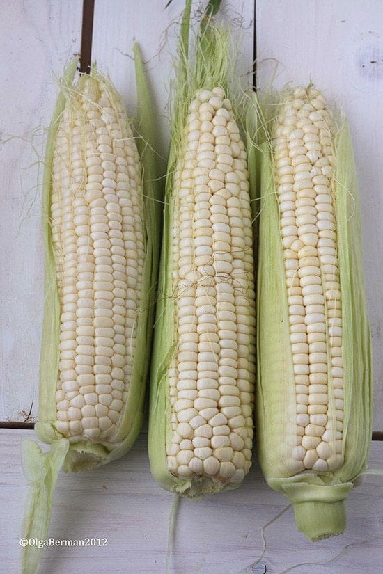 This warm pasta salad is big on summer vegetables, corn and zucchini, with a small kick of red pepper. A great sub to potato salad and a perfect meatless entree or side dish for your next picnic or family potluck.