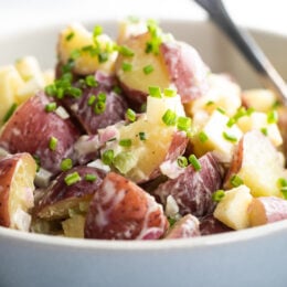 Baby Red Potato Salad with Apples