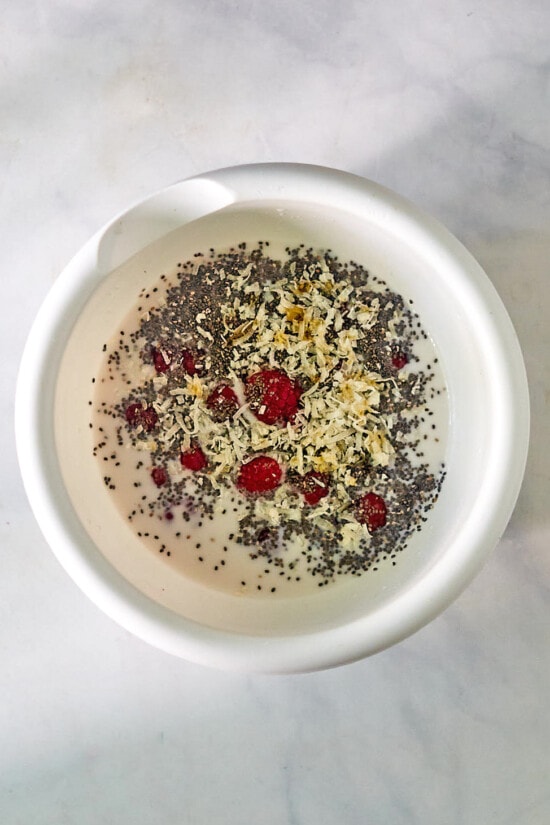 Raspberry Coconut Chia