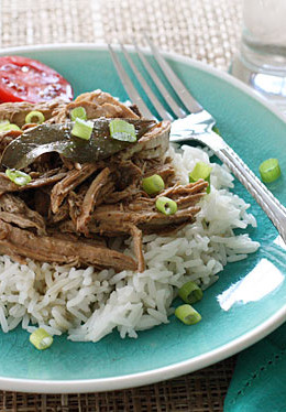 We love Filipino Adobo Chicken in my home and make it once a month, so I thought I would give it a shot as Filipino adobo pulled pork in the Slow Cooker. The results are just so darn easy to make and everyone loves it!