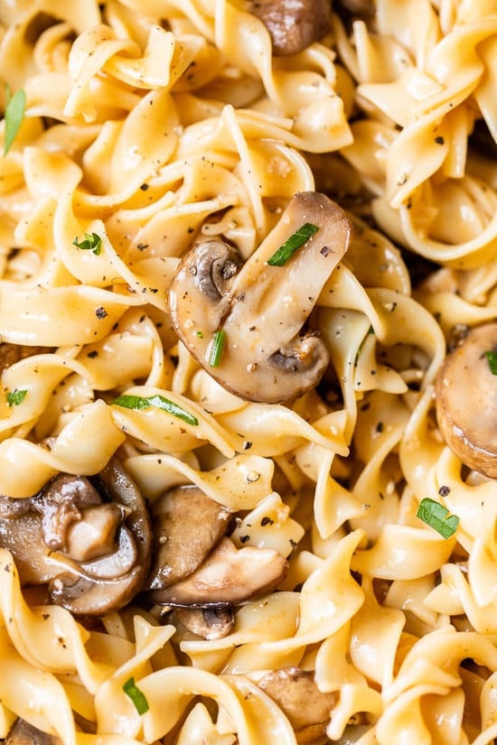 Mushroom Stroganoff