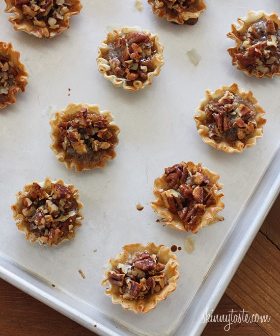 Mini Pecan Phyllo Tarts