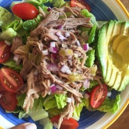 This EASY 3-ingredient slow cooker dish has become a staple in my house! It's SO easy, family-friendly and it makes enough for several meals.