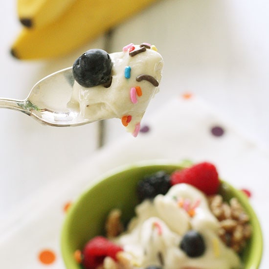 The ultimate "guilt-free" frozen ice cream treat made with only ONE ingredient, over-ripe bananas! No cream, or sugar added. Finally it's OK have ice cream for breakfast.