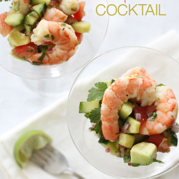 Shrimp cocktail is fine, but when I want something special, I like to have my zesty lime shrimp ceviche style!