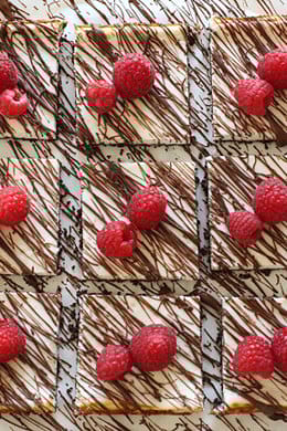 Chocolate Raspberry Cheesecake