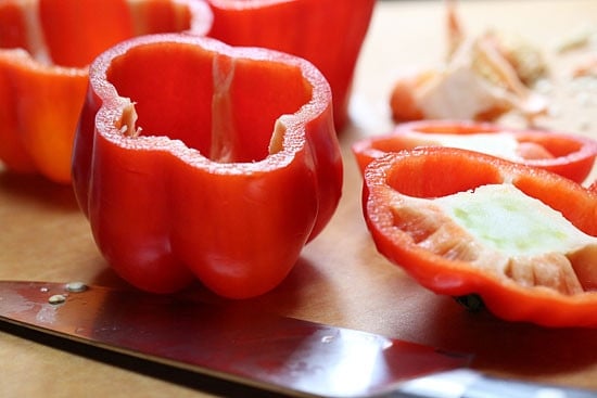 Leftover picadillo and brown rice makes a super easy second meal, all in the CrockPot. Stuffed peppers topped with melted cheddar or Monterey Jack cheese and you'll have a delicious dinner without much fuss -a complete meal-in-one.