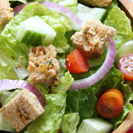 Homemade Whole Grain Croutons