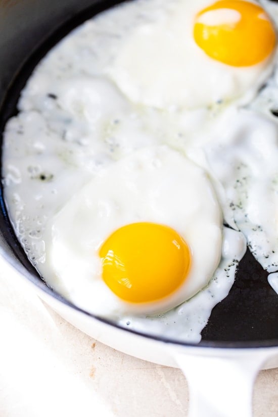 sunny side eggs