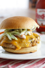 Buffalo Turkey Cheeseburger