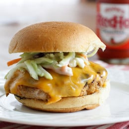 Buffalo Turkey Cheeseburger