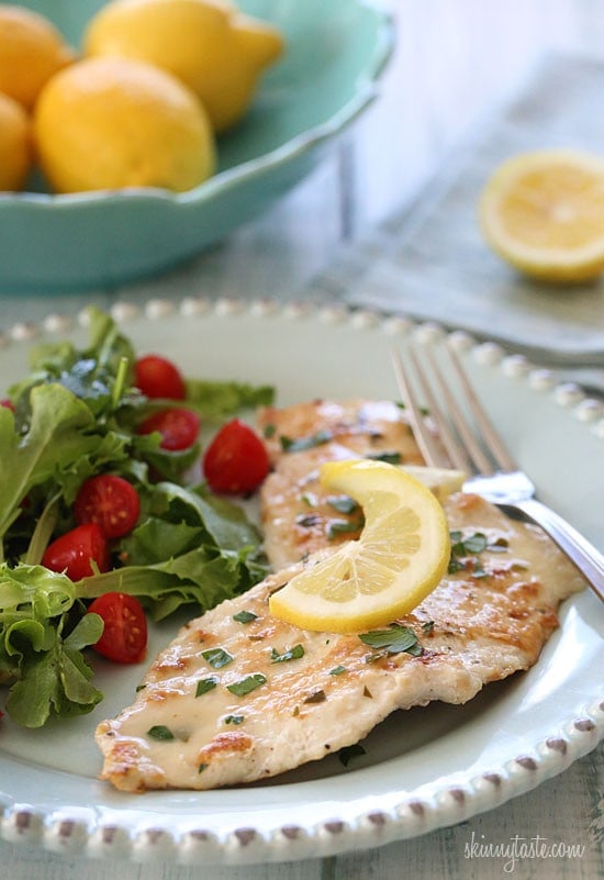 Chicken Francese is an Italian-American dish made with sautéed chicken cutlets with a lemon-butter and white wine sauce. It's my husband's favorite dish, so it's always on rotation in my house!