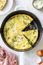 Asparagus and Swiss Cheese Frittata