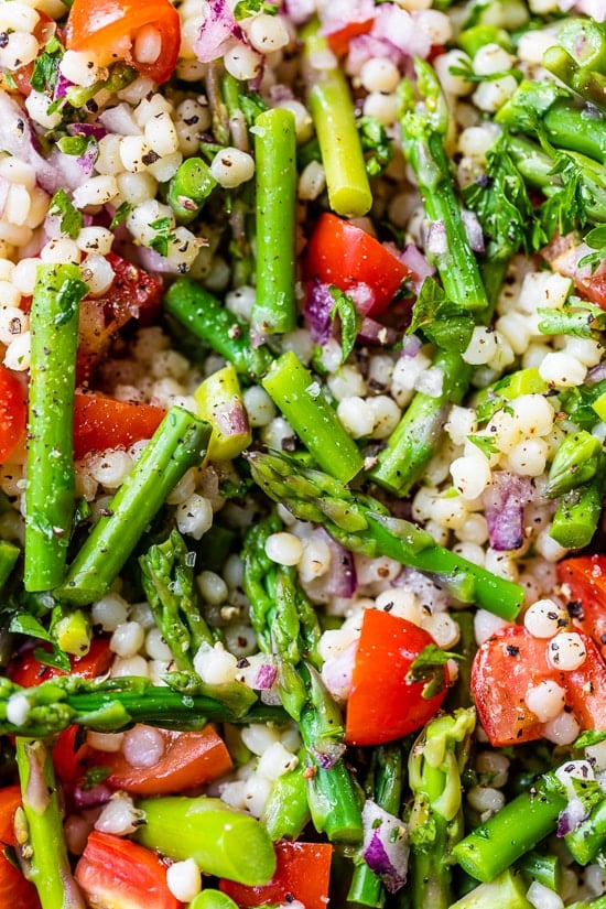 Lemon Asparagus Couscous Salad