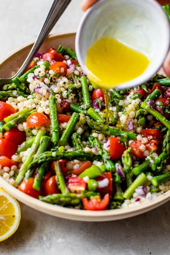 Lemon dressing for couscous salad
