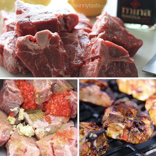 I love the Mediterranean flavors of these grilled harissa lamb loin chops marinated with fresh lemon juice, garlic, cumin and harissa.