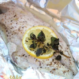 This super easy method for grilled fish in foil packets is pretty fool proof, and you can use any fresh fish that's available to you in your area.