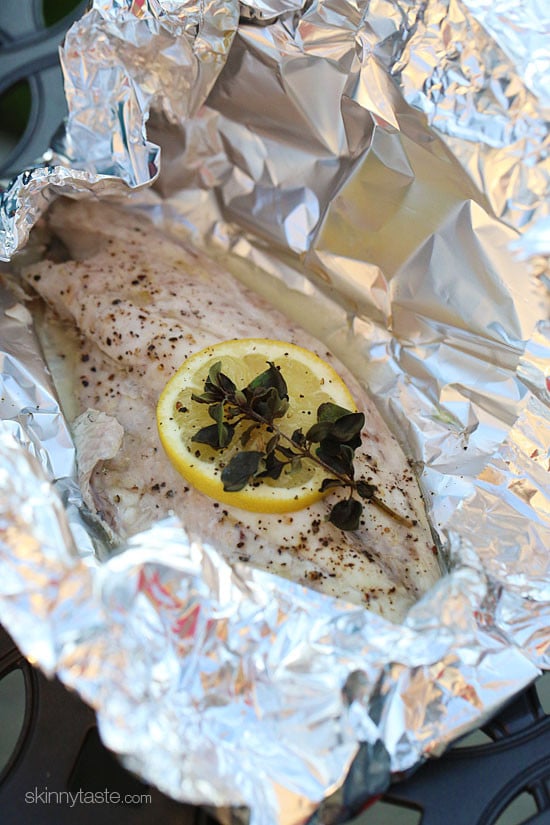 This super easy method for grilled fish in foil packets is pretty fool proof, and you can use any fresh fish that's available to you in your area.
