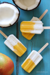 Coconut Mango Ice Pops