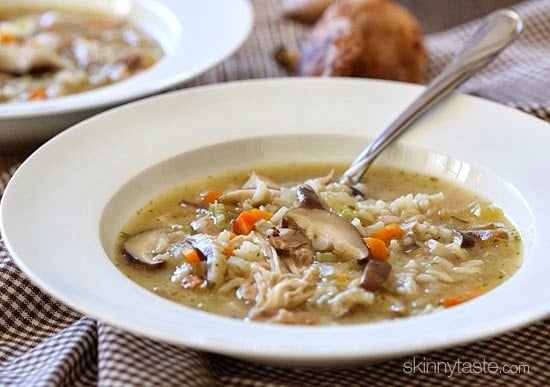 My family loves this Chicken Rice Mushroom Soup, it's so hearty soup and and perfect when you want comfort food.