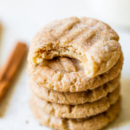 Skinny Pumpkin Snickerdoodles stacked