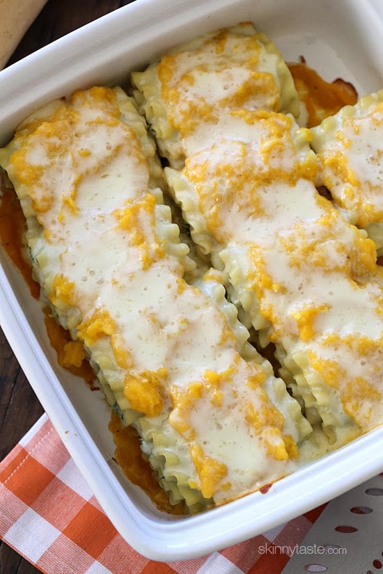 Butternut Squash Lasagna Roll Ups